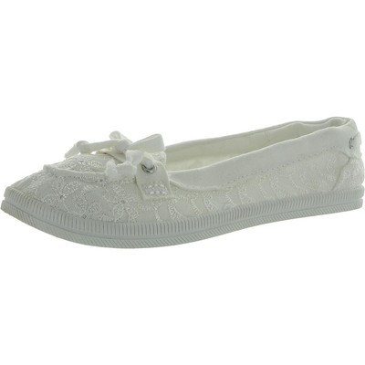Rocket Dog Женские мягкие белые парусиновые туфли-лодочки Shoes 6 Medium (B,M) BHFO 2015