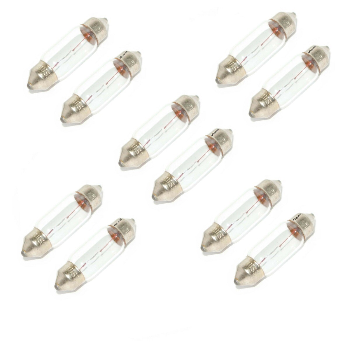 Vespa VBB Priya Bajaj Super Chetak 12 volt 5W Festoon Bulb Set 11 X 39 mm 