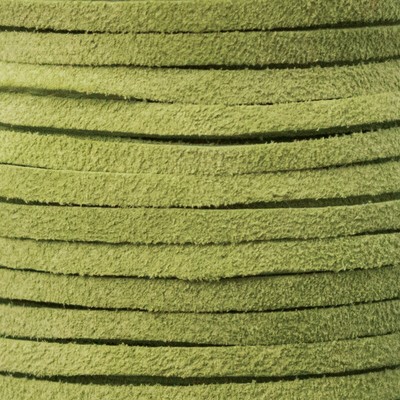 SLC Suede Craft Lace 1/8'' x 25yd Made by Silver Creek Comes in Multiple Colors