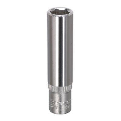 Sealey S1408D WallDrive  Socket 8mm Deep 1/4''Sq Drive