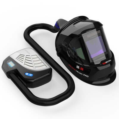 Powered Air Purifying Respirator Auto Darkening Welding Helmet Q800D