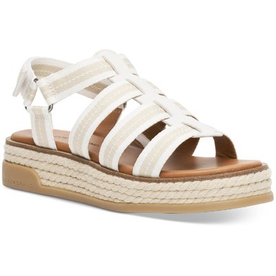 Женские белые сандалии Lucky Brand Emliey Flatform 9.5 Medium (B,M) BHFO 3670