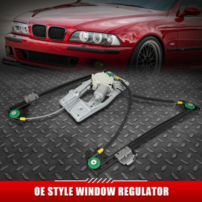 ДЛЯ 97-03 BMW 5-SERIES M5 ПЕРЕДНИЙ ЛЕВЫЙ СТЕКЛОПОДЪЕМНИК СО СТОРОНЫ ВОДИТЕЛЯ С ЭЛЕКТРОПРИВОДОМ