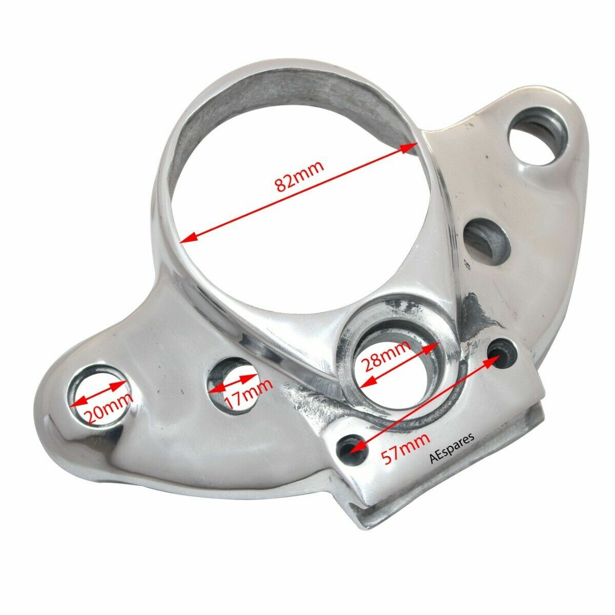 Fits Royal Enfield Bullet Early Model Head Yoke Alloy Polished 