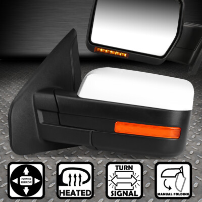 ДЛЯ 04-14 FORD F150 POWERED + ПОДОГРЕВ + СИГНАЛ ХРОМ БОКОВОЕ ЗЕРКАЛО ЛЕВАЯ СТОРОНА ВОДИТЕЛЯ