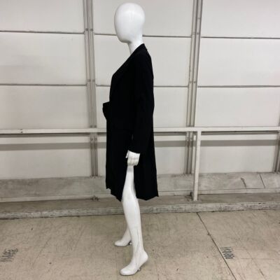 Pre-owned Allsaints Aleida Duster Jacket Women's Size 6 Black Wt122t