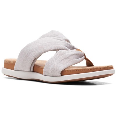 

Женские шлепанцы Clarks Eliza Skip Grey 9.5 Medium (B,M) BHFO 3276, Natural