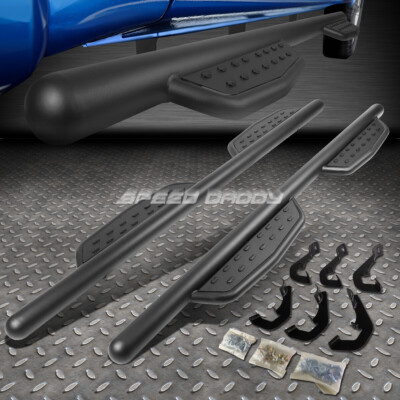 ДЛЯ УДЛИНЕННОЙ КАБИНЫ 07-19 SILVERADO/SIERRA 3 ЧЕРНЫЕ ПОДНОЖКИ NERF STEP BAR