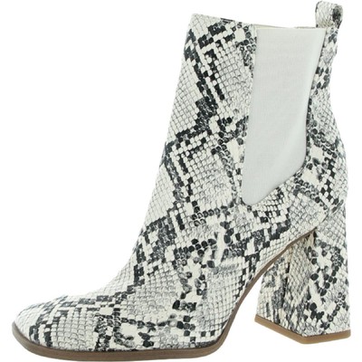 

Белые женские ботильоны Polly Circus by Sam Edelman 5, средние (B,M) BHFO 1573, White snake print