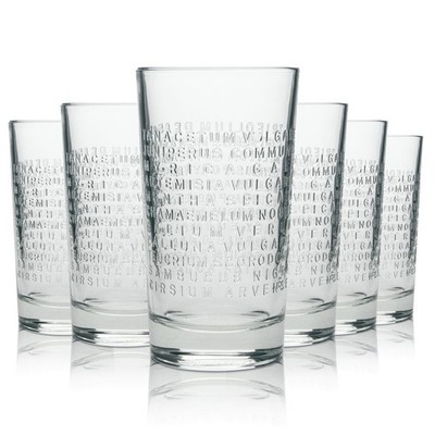 6x Botanist Glas 0,36l Gin-Tonic Longdrink Cocktail Fizz Kontur Gläser Islay UK