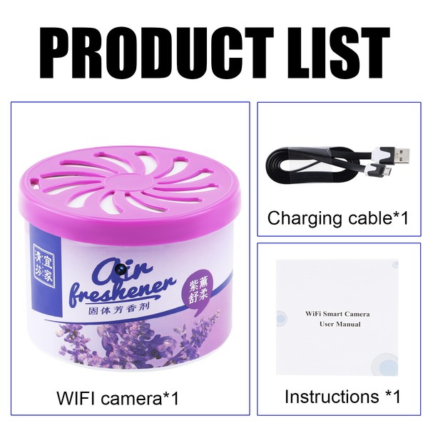 1080P FHD Mini Wireless Hidden Camera 2.4G WiFi IP Home Security Cam Recorder - Image 18