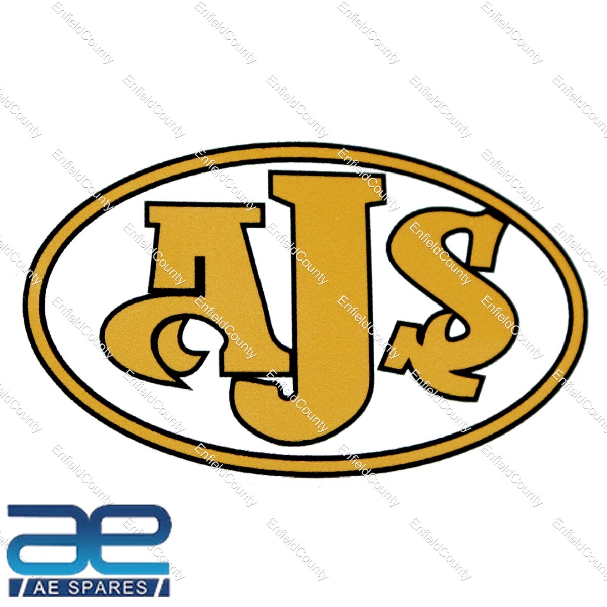 For AJS Classic Motorbike Cycle Bike Decals Stickers Size 84mm x 51mm  