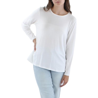 

Eileen Fisher Женский белый топ из тенселя, пуловер, рубашка Petites  BHFO 5296