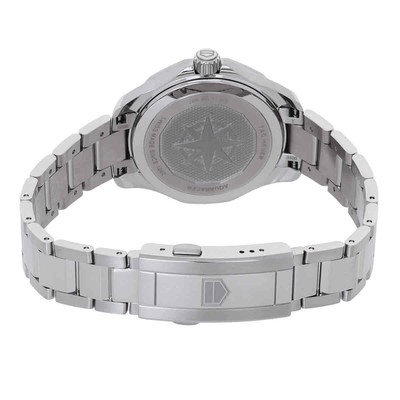 Pre-owned Tag Heuer Aquaracer Quartz Blue Dial Ladies Watch Wbp1311.ba0005