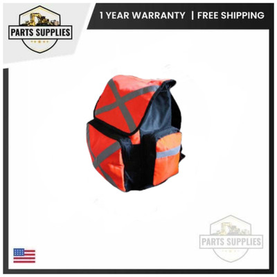 Forester Orange Safety Reflective Backpack Water Resistant