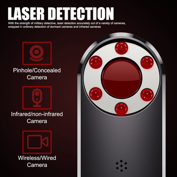 Portabl Hidden Camera Detector, Camera Detector, Anti Spy, GPS Tracker Detector - Image 7