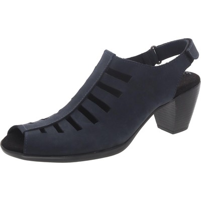 Munro Женские темно-синие босоножки Abby на плоской подошве 7.5 Super Slim (SS) BHFO 3637