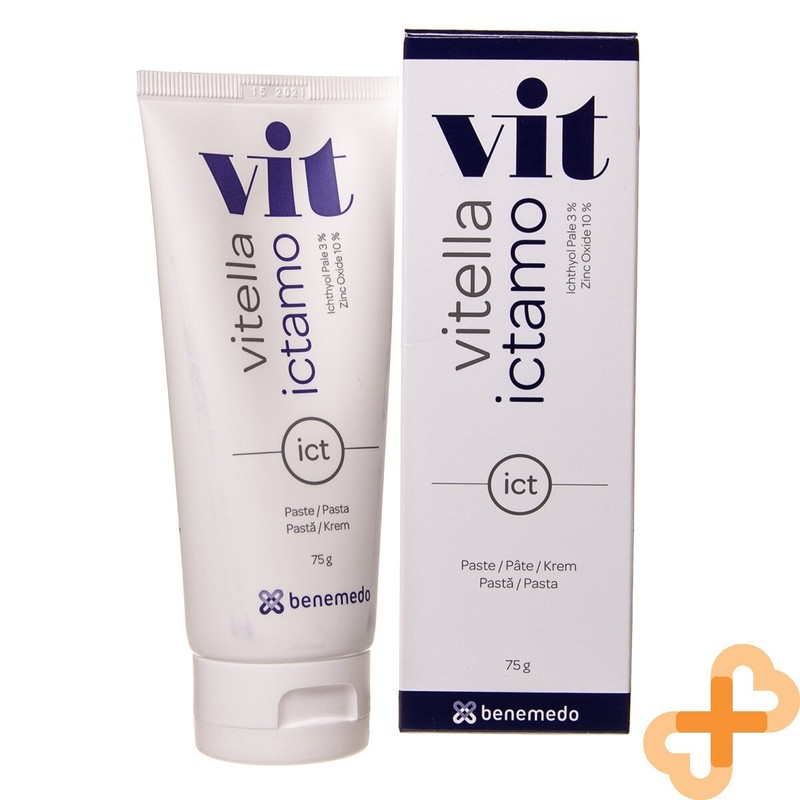 Vitella Ictamo Creme Mit Zinkoxid Verringert Sebum Soothe Sehr Trockene Haut 10%