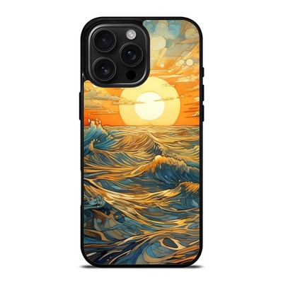 draw colorful waves vector For Samsung S21 S22 S23 S24 Plus Ultra Rugged