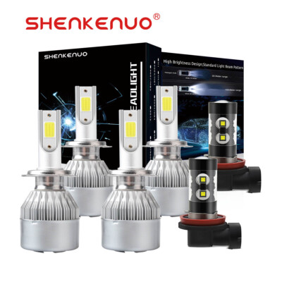 H7 H7 LED Headlight Bulb Kit Hi Low Beam H11 Fog Lights For BMW X1 X3 320i