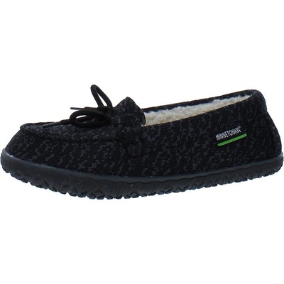 

Женские черные уютные тапочки-мокасины Minnetonka 7, средние (B,M) BHFO 0036, Черный