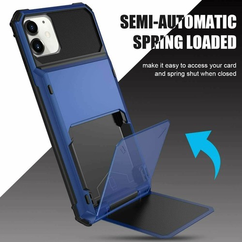 Wallet Case 4 Credit Card ID Holder Cover For iPhone 13 14 Pro Max 12 11 XS 8 7