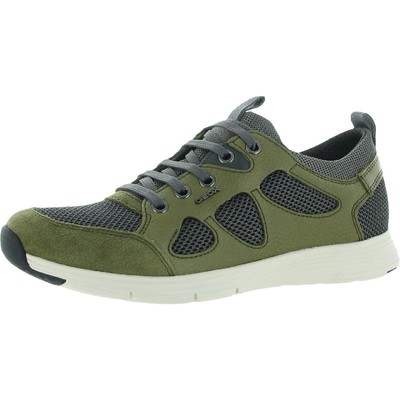 

Кроссовки Geox Respira Mens Snapish Green Trainers Shoes 6 Medium (D) BHFO 6844, Anthracite/musk, Snapish