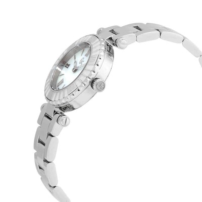 Pre-owned Guess Precious Quartz White Dial Ladies Watch Gcx70018l1s