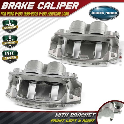 2x Brake Calipers for Ford F-150 1999-2003 F-150 Heritage Front Left & Right
