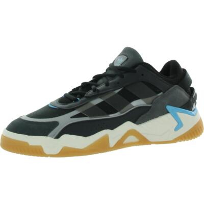 

Adidas Мужские черные повседневные и модные кроссовки Niteball II 10 Medium (D) 4232, Cblack/skyrus/gum2, Niteball II
