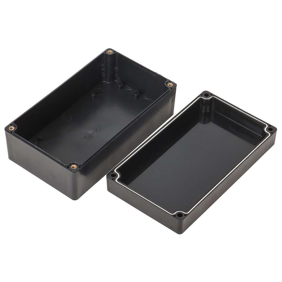 Black Plastic Waterproof Project Enclosure Electrical Junction Box Dustproof DIY