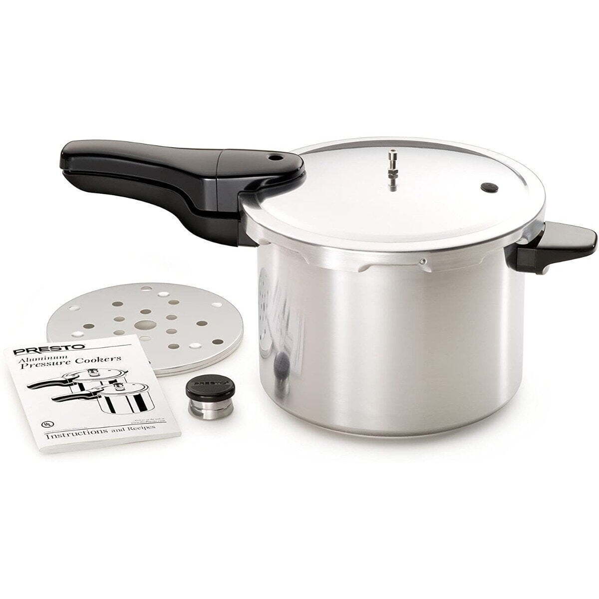 6 Qt Stovetop Pressure Cooker Fast Cooking Pot Kitchen Cookware Home Aluminum US