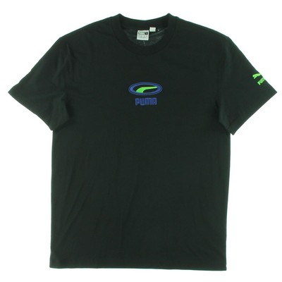 

Мужская черная футболка для бега и фитнеса Puma Athletic  BHFO 9729, Puma black