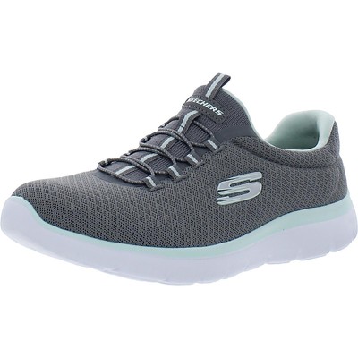 

Женские серые слипоны Skechers Summits, ширина 8,5 (C,D,W) BHFO 7066, Gray/aqua, Summits