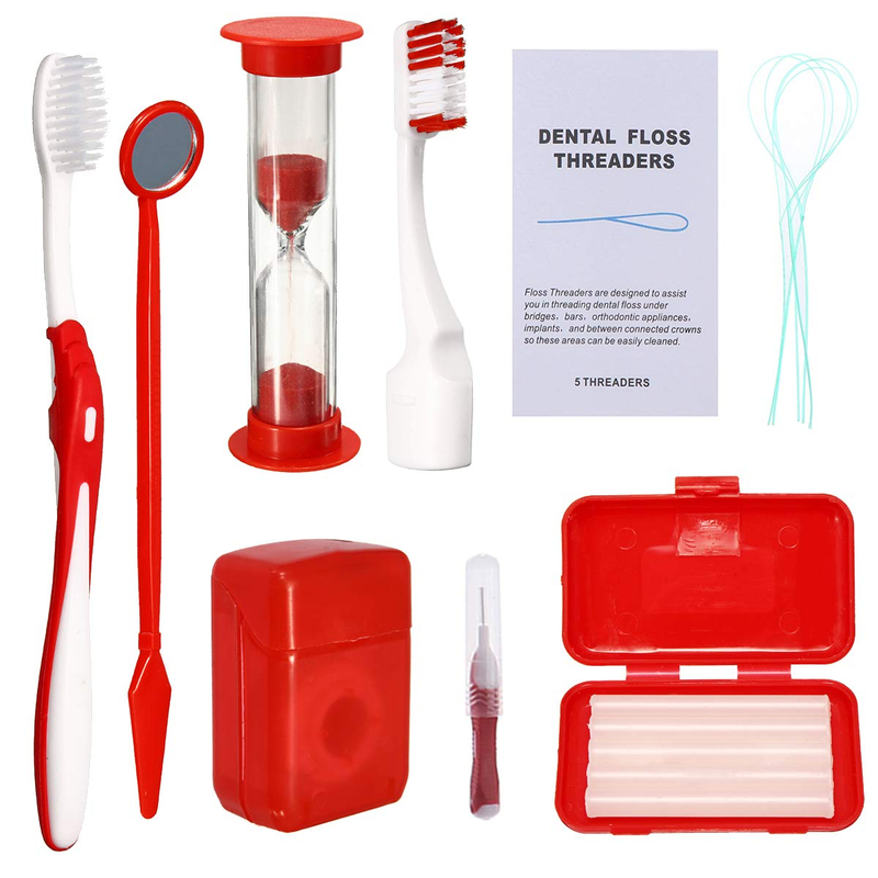 For Teeth, Portable Orthodontic Toothbrush Kit Oral Care Den