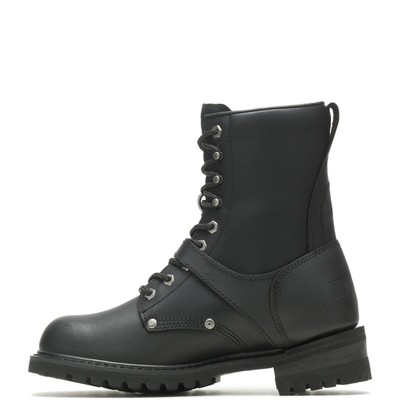 Pre-owned Harley-davidson Men's 7" Faded Glory Riding Boot Black - D91003