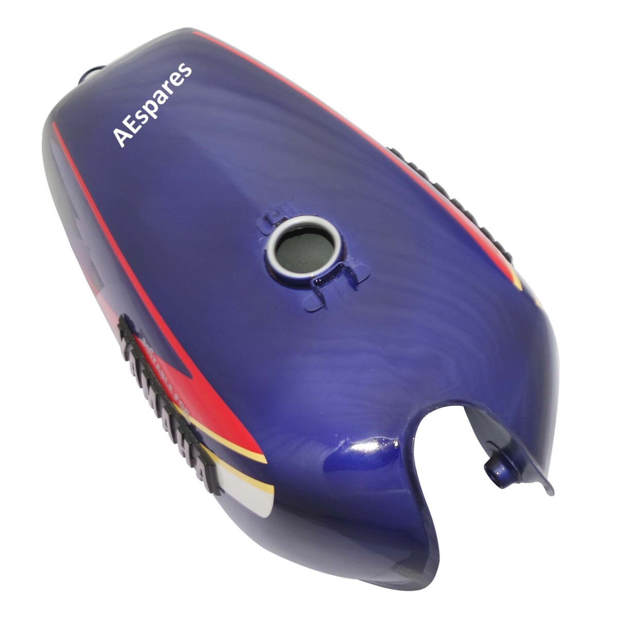 For Yamaha RX100 RX125 Blue Petrol Fuel Tank With Lid Cap,Tap 
