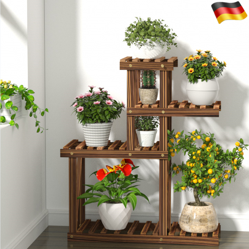 Blumenregal Blumenständer Blumenbank Pflanzenständer Pflanzentreppe Leiterregal