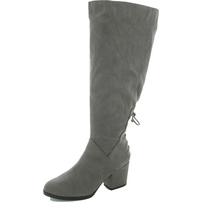 

Женские серые сапоги до колена Journee Collection Shoes 8,5 Medium (B,M) BHFO 8920, Grey, 000839