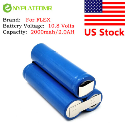 SOLDERING REQUIRED for FLEX 10.8V tool battery pack RT-CD 10.8Li 4511301 1101