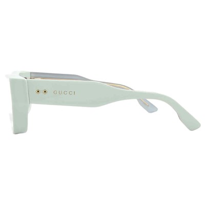 Pre-owned Gucci Grey Rectangular Unisex Sunglasses Gg1529s 003 54 Gg1529s 003 54 In Gray