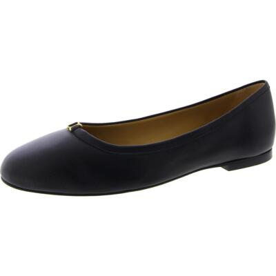 Chole Womens MARCIE Black Leather flats D Ballet Flats 39 Medium (B,M) BHFO 4736