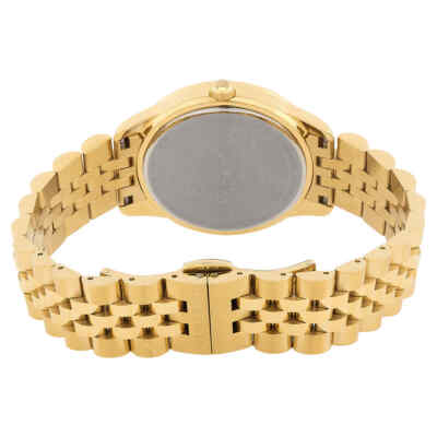 Pre-owned Versace Greca Signature Black Dial Ladies Watch Vevc01121