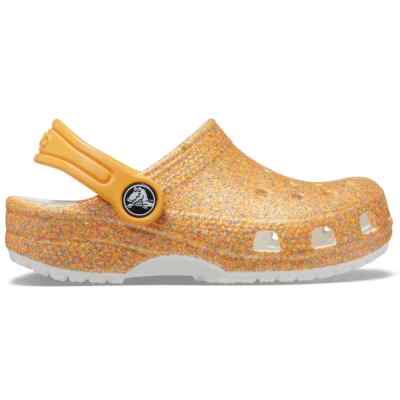 Детская обувь Crocs - Классические блестящие сабо, блестящая обувь для девочек и мальчиков