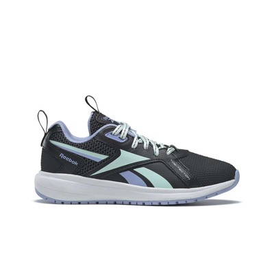 REEBOK GW9693 DURABLE XT KID'S (M) Black/Mist Leather & Rubber Running Shoes