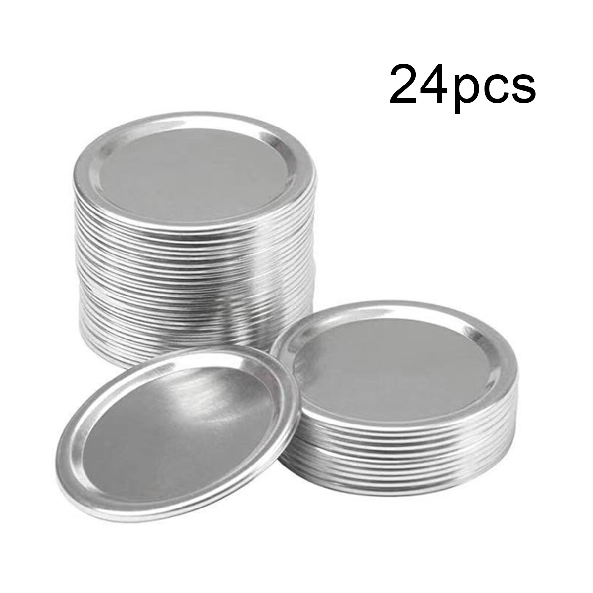 24x Replacement Seal Lids Fit Kilner Mason Ball Jars For Canning Home
