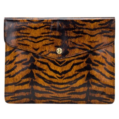 Patricia Nash Midi Leather iPad Case-Tiger Print-NWT-Orig. $69