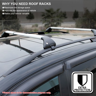 64" Extendable Roof Rack Black Steel Luggage Cargo Carrier Top Basket SUV Truck