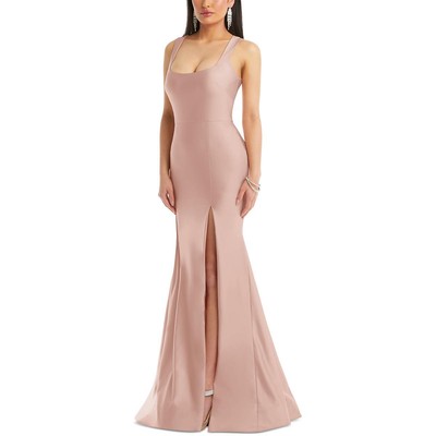 Cynthia & Sahar Womens Pink Satin Mermaid Evening Dress Gown XXL BHFO 7419