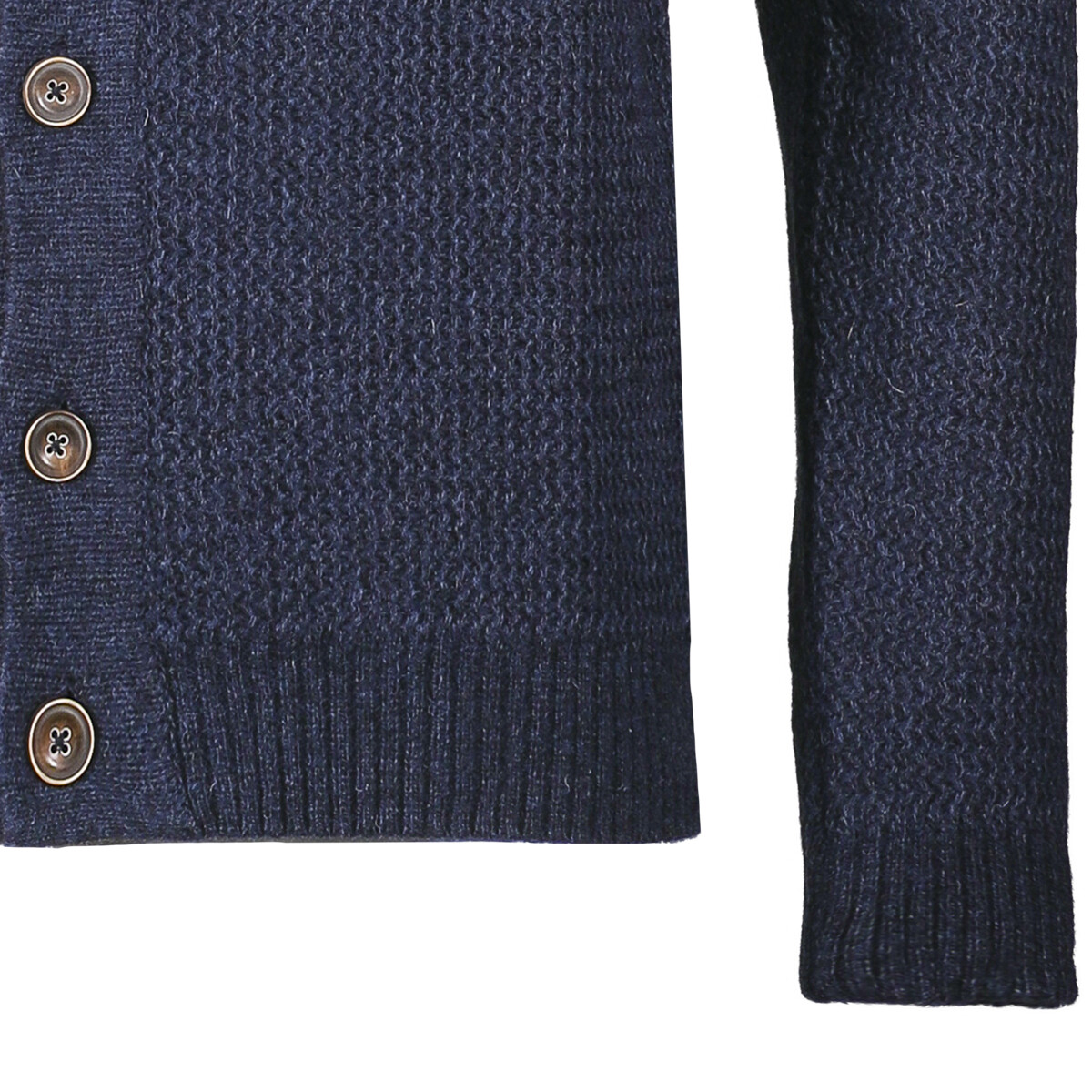 GWEIH UND SILK STRICKJACKE OLIVER IN BLAU VON GWEIH UND SILK